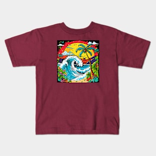 Crash Wave 2 Art Kids T-Shirt